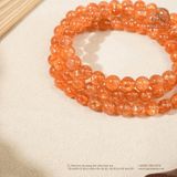  Vòng Tay Hồng Nhật Vận VIP 6,5mm 8A (Chuỗi Quấn Tay) 