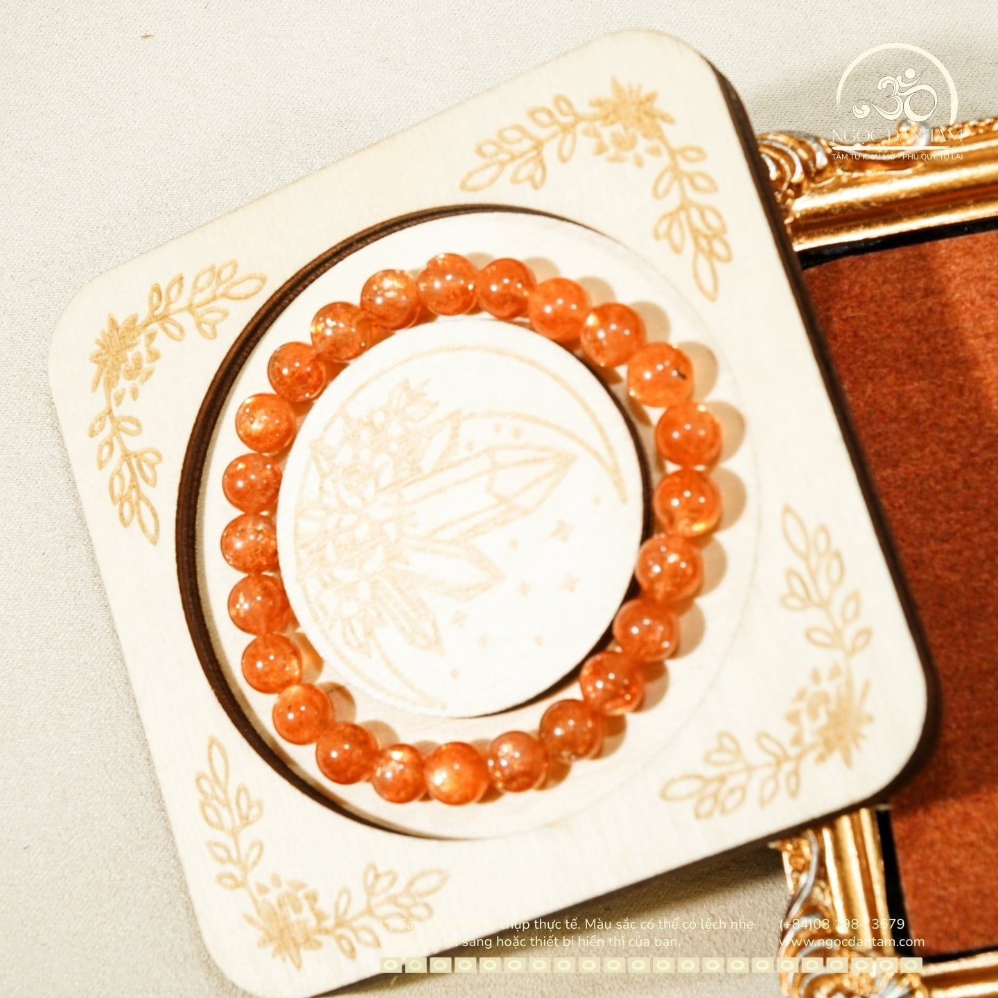  Vòng Tay Hồng Nhật Vận VIP 7-8mm 8A 