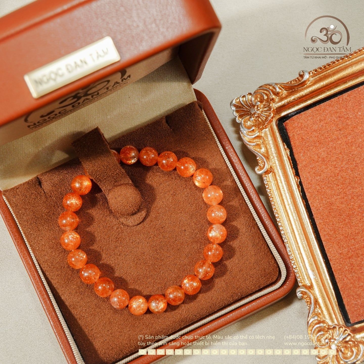  Vòng Tay Hồng Nhật Vận VIP 7-8mm 8A 