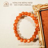  Vòng Tay Hồng Nhật Vận VVIP 8-9mm 8A 