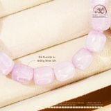  Vòng Tay Kunzite lu thống 9mm 5A 