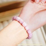  Vòng Tay Kunzite lu thống 9mm 5A 