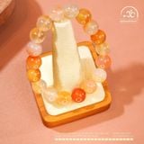  Vòng Tay Đá Mã Não Cam Đỏ 10mm 