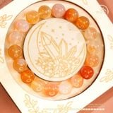  Vòng Tay Đá Mã Não Cam Đỏ 10mm 