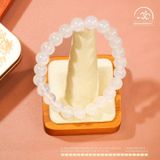  Vòng Tay Đá Mã Não Trắng 8mm 