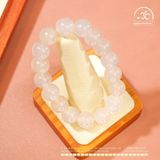  Vòng Tay Đá Mã Não Trắng 10mm 