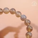  Vòng Tay Đá Mã Não Xám 10mm 2A 