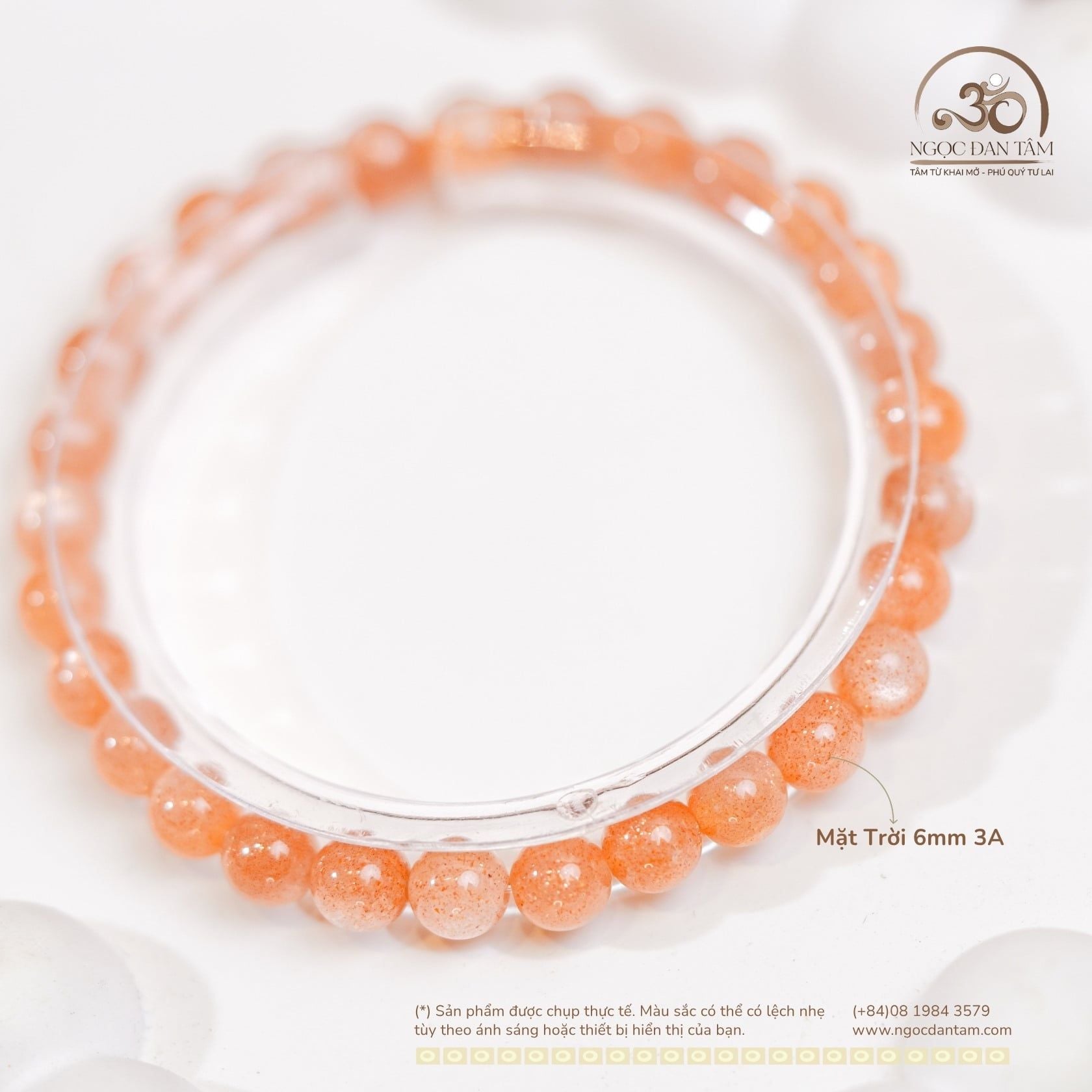  Vòng Tay Mặt Trời 6mm 3A 