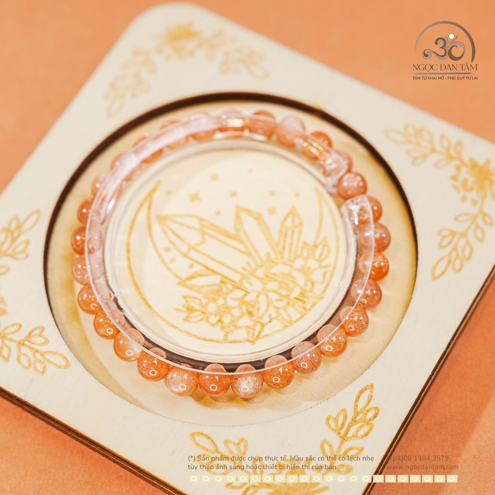  Vòng Tay Mặt Trời 6mm 3A 