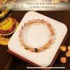  Vòng Tay Mặt Trời 8mm 2A Phối Charm Dzi 