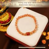  Vòng Tay Mặt Trời 6mm 3A Phối Mặt Trời Lu Thống 