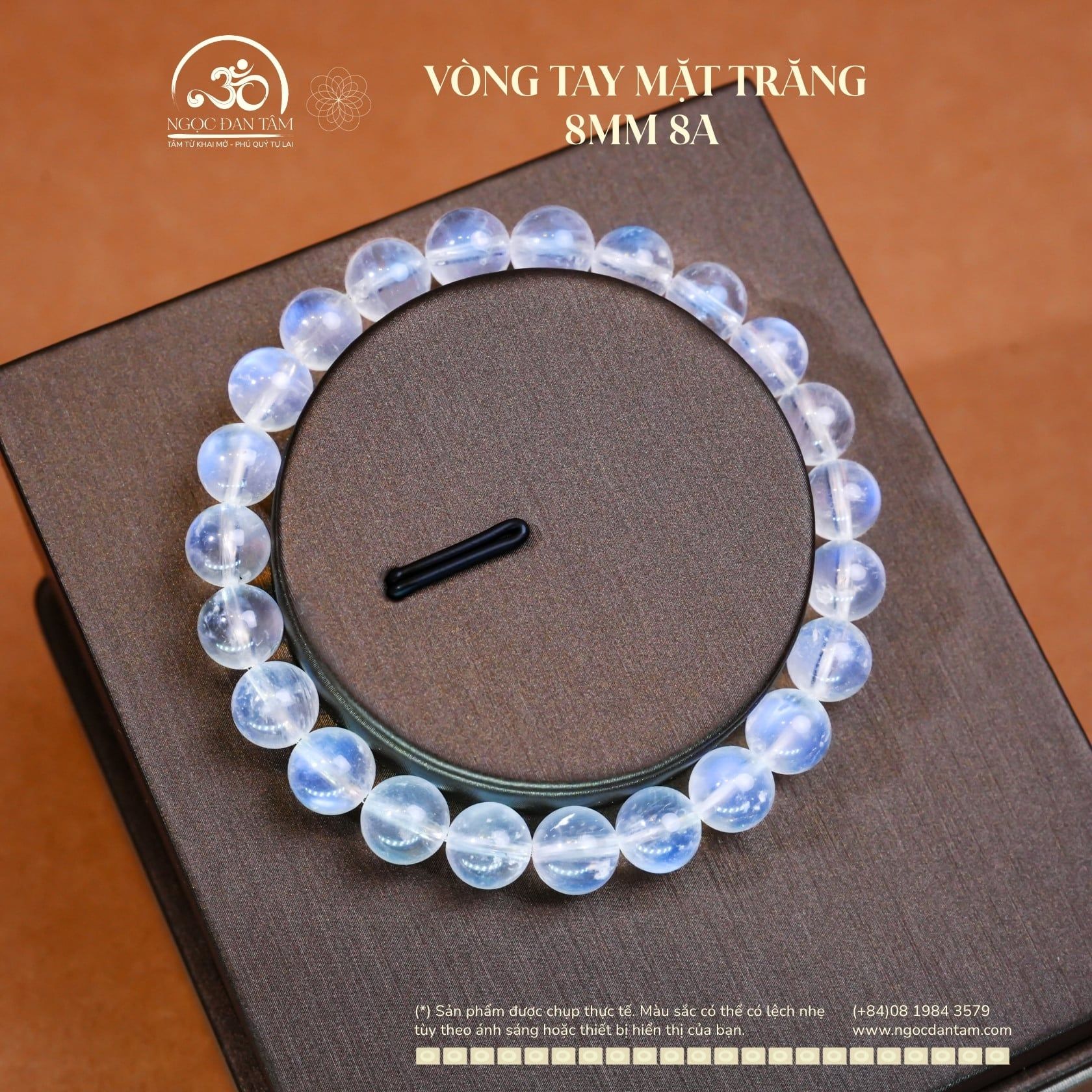  Vòng Tay Mặt Trăng 8mm 8A 