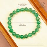  Vòng Tay Dâu Tây Xanh 8mm 5A 