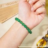  Vòng Tay Dâu Tây Xanh 8mm 5A 