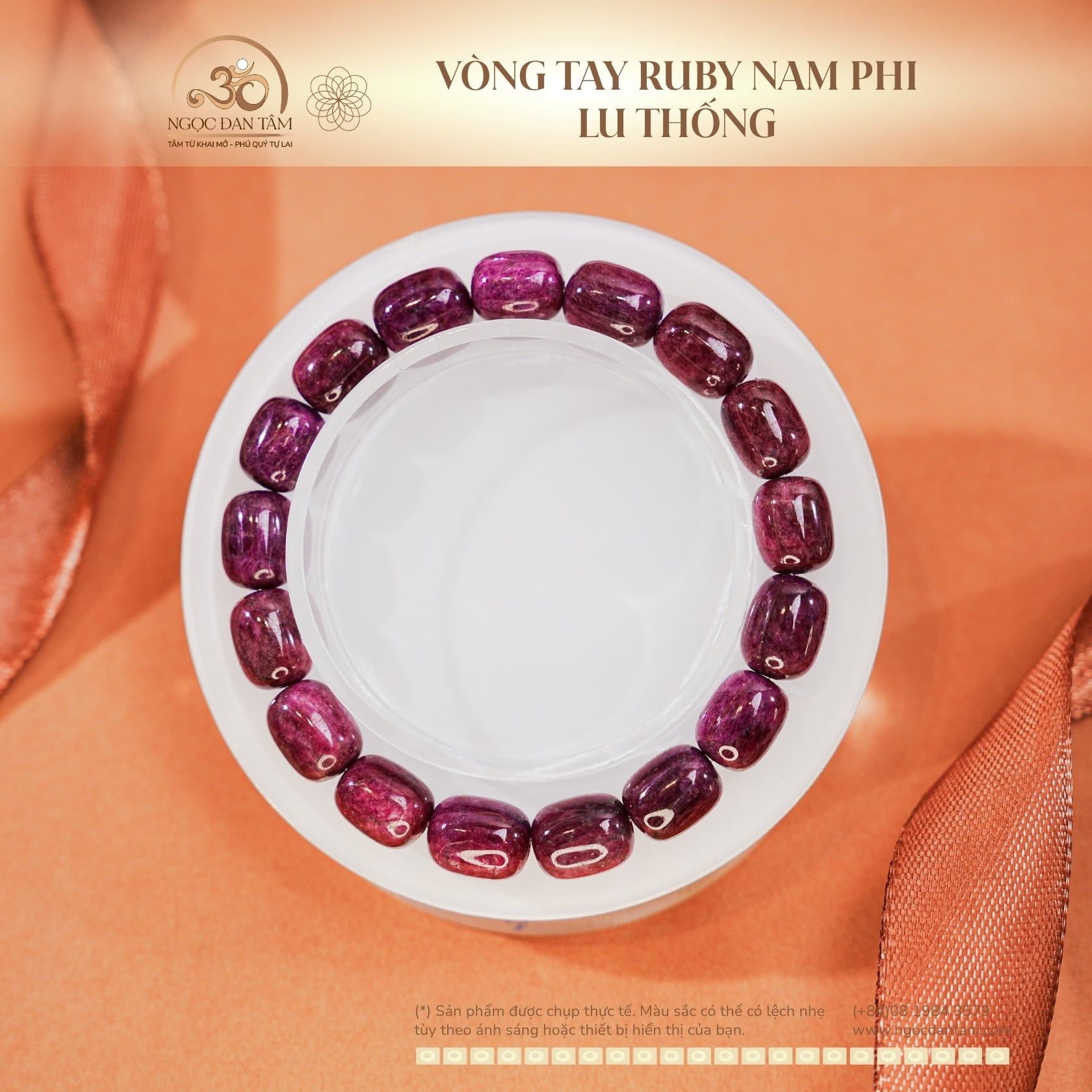  Vòng Tay Ruby Nam Phi Lu Thống 
