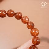  Vòng Tay Thạch Anh Tóc Nâu Đỏ 13mm 7A 