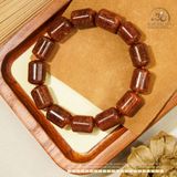  Vòng Tay Tóc Nâu Lu Thống 11mm 8A 