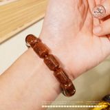  Vòng Tay Tóc Nâu Lu Thống 11mm 8A 