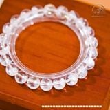  Vòng Tay Thạch Anh Ưu Linh Trắng 8mm 