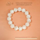  Vòng Tay Thạch Anh Hoa Tuyết 12mm 5A 