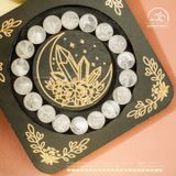  Vòng Tay Thạch Anh Hoa Tuyết 11mm 5A 