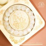  Vòng Tay Thạch Anh Hoa Tuyết 11mm 5A 