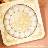  Vòng Tay Thạch Anh Hoa Tuyết 12mm 5A 