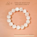  Vòng Tay Thạch Anh Hoa Tuyết 13mm 5A 