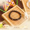  Vòng Tay Thạch Anh Khói Phối Charm Mạ Bạc 