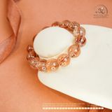  Vòng Tay Thạch Anh Tóc Nâu 14mm 8A VIP 