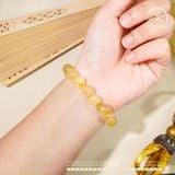  Vòng Tay Thạch Anh Tóc Vàng 10mm 5A 