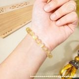  Vòng Tay Thạch Anh Tóc Vàng 8mm 5A 