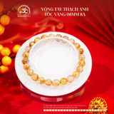  Vòng Tay Đá Thạch Anh Tóc Vàng 8mm 8A 