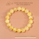  Vòng Tay Thạch Anh Tóc Vàng 10mm 5A 