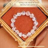 Vòng Tay Thạch Anh Trắng Sao 11mm 5A VIP 