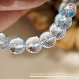  Vòng Tay Đá Topaz Xanh 8mm 7A 