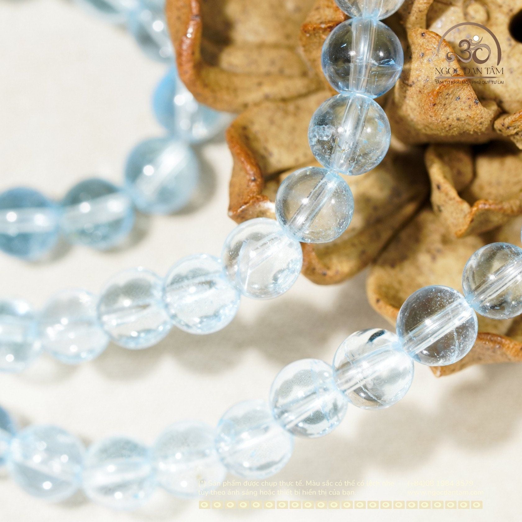  Chuỗi Vòng Tay Topaz 6mm 6A 