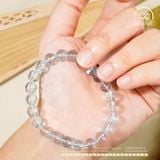  Vòng Tay Đá Topaz Xanh 8mm 7A 