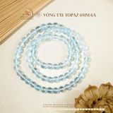  Chuỗi Vòng Tay Topaz 6mm 6A 