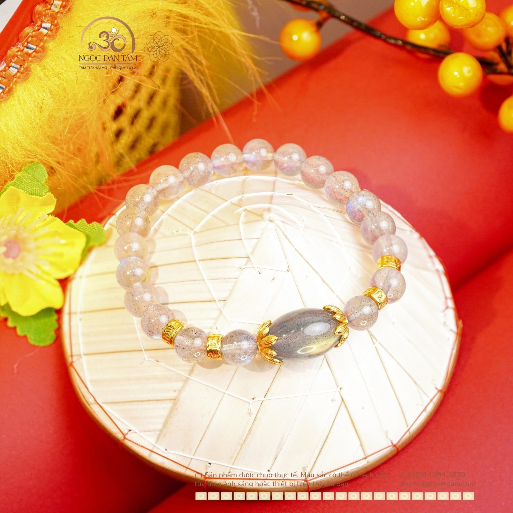  Vòng Tay Xà Cừ 7-8mm 5A Phối charm 