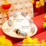  Vòng Tay Lục Tự Lu Thống Nguyệt Quang (Đá Xà Cừ + Đá Mặt Trời Lu Thống) 