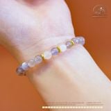  Vòng Tay Đá Xà Cừ 6mm 5A Phối Mặt Trăng 6mm 3A 