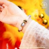  Vòng Tay Lục Tự Lu Thống Nguyệt Quang (Đá Xà Cừ + Đá Mặt Trời Lu Thống) 