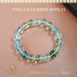  Vòng Tay Đá Flourite 10mm 2A 