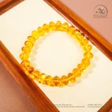  Vòng tay Hổ Phách Cognac Đồng Điếu 11gram 