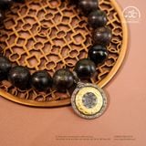  Vòng Tay Hổ Phách Rêu Cổ Đại 12mm 22gram 