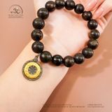  Vòng Tay Hổ Phách Rêu Cổ Đại 12mm 22gram 