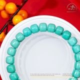 Vòng Tay Lam Ngọc 7mm Phối Charm Hoàng Tài Thần 