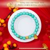 Vòng Tay Lam Ngọc 7mm Phối Charm Hoàng Tài Thần