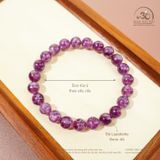  Vòng Tay Đá Lepidolite 8mm -  10mm 4A 